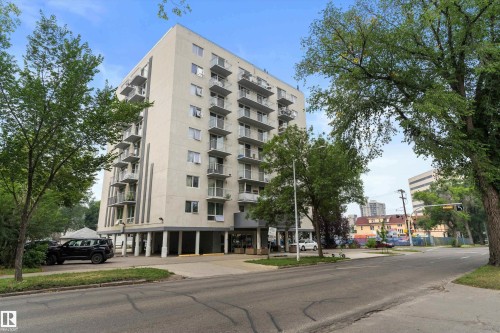 905 9940 112 Street, Edmonton, AB - Outdoor With Balcony With Facade
