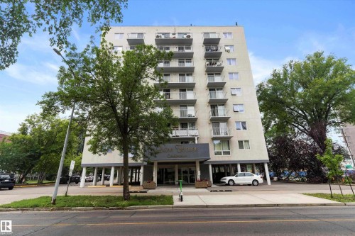 905 9940 112 Street, Edmonton, AB - Outdoor With Balcony With Facade