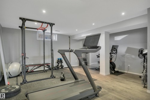 4316 53 Street, Leduc, AB - Indoor Photo Showing Gym Room