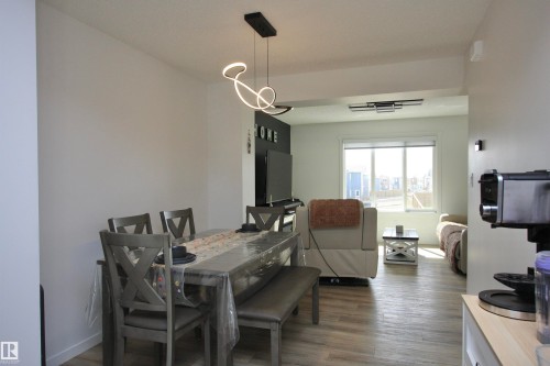 Open concept 2nd floor with smart LED lighting. - 253 Marquis Boulevard, Edmonton, AB - Indoor Photo Showing Dining Room
