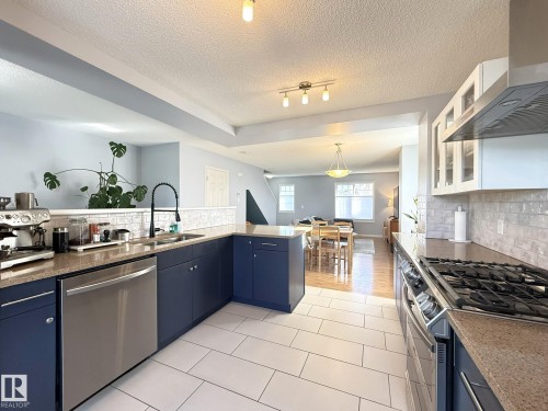 41 460 Hemingway Road Nw, Edmonton, AB - Indoor Photo Showing Kitchen With Upgraded Kitchen