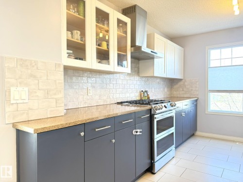 41 460 Hemingway Road Nw, Edmonton, AB - Indoor Photo Showing Kitchen With Upgraded Kitchen