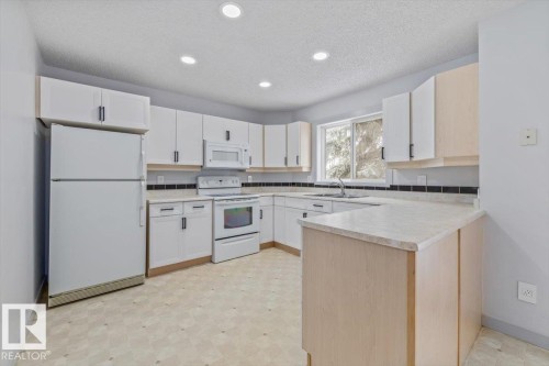 31 9935 167 Street, Edmonton, AB - Indoor Photo Showing Kitchen With Double Sink