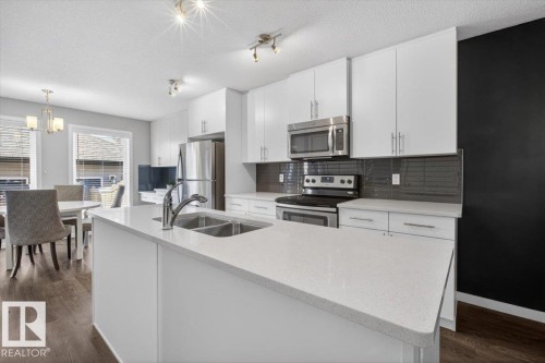 14835 103 Avenue, Edmonton, AB - Indoor Photo Showing Kitchen With Double Sink With Upgraded Kitchen