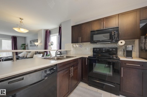 4908 Terwillegar Common, Edmonton, AB - Indoor Photo Showing Kitchen With Double Sink