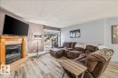 514 3 Perron Street, St. Albert, AB  - Indoor Photo Showing Living Room With Fireplace 