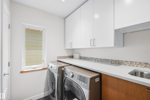 8839 93 Street, Edmonton, AB - Indoor Photo Showing Laundry Room