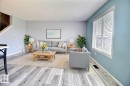 Virtually Staged - 170 Keystone Crescent, Leduc, AB  - Indoor Photo Showing Living Room 