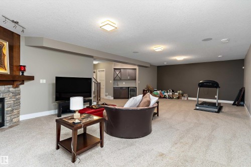 4628 Mead Place, Edmonton, AB - Indoor With Fireplace