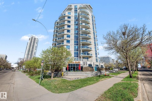 605 10504 99 Avenue, Edmonton, AB - Outdoor With Balcony With Facade