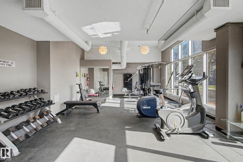 605 10504 99 Avenue, Edmonton, AB - Indoor Photo Showing Gym Room