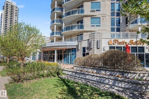 605 10504 99 Avenue, Edmonton, AB - Outdoor With Balcony With Facade
