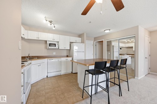 105 5350 199 Street, Edmonton, AB - Indoor Photo Showing Kitchen With Double Sink