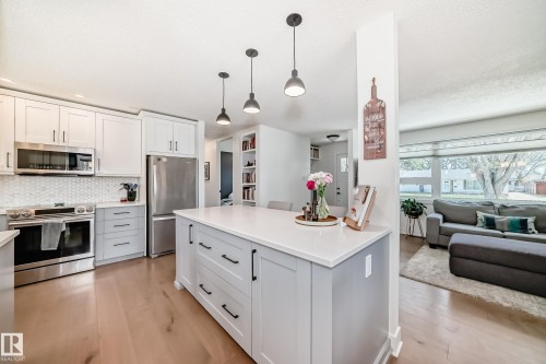 30 Sunnyside Crescent, St. Albert, AB - Indoor Photo Showing Kitchen With Upgraded Kitchen
