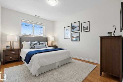 *Virtually Staged Image* - 110 5211 50 Street, Stony Plain, AB - Indoor Photo Showing Bedroom