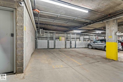 110 5211 50 Street, Stony Plain, AB - Indoor Photo Showing Garage