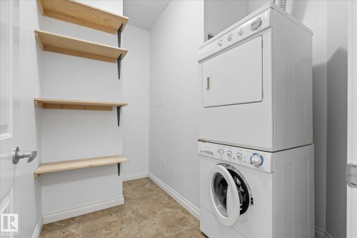110 5211 50 Street, Stony Plain, AB - Indoor Photo Showing Laundry Room