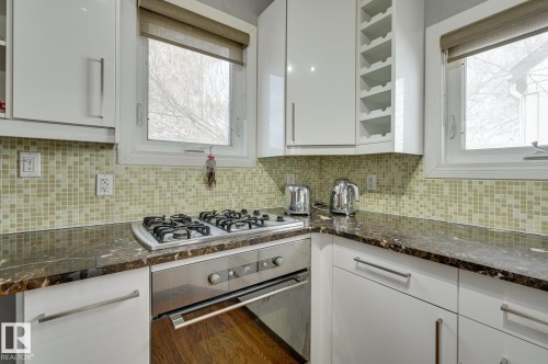 10038 88 Avenue, Edmonton, AB - Indoor Photo Showing Kitchen With Upgraded Kitchen