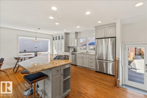 8944 146A Street, Edmonton, AB - Indoor Photo Showing Kitchen With Upgraded Kitchen