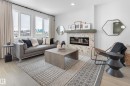 5641 Hawthorn Way, Edmonton, AB  - Indoor Photo Showing Living Room With Fireplace 