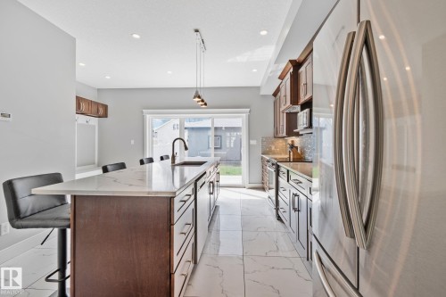 9855 79 Avenue, Edmonton, AB - Indoor Photo Showing Kitchen With Upgraded Kitchen