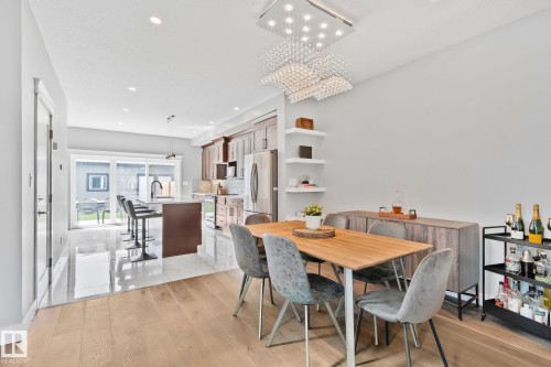 9855 79 Avenue, Edmonton, AB - Indoor Photo Showing Dining Room