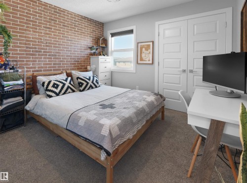 3608 8 Avenue, Edmonton, AB - Indoor Photo Showing Bedroom