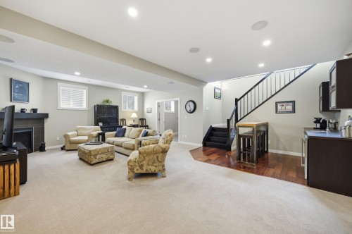 60 Lacombe Drive, St. Albert, AB - Indoor Photo Showing Other Room With Fireplace