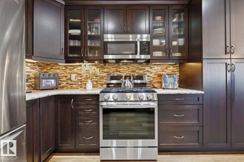 12943 202 Street, Edmonton, AB - Indoor Photo Showing Kitchen With Upgraded Kitchen