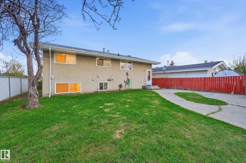 Expansive green lawn with a detached building in the background - 13903 87 Street, Edmonton, AB - Outdoor