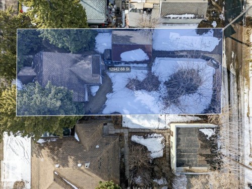 This property features a substantial lot with mature trees - 12942 68 Street, Edmonton, AB 