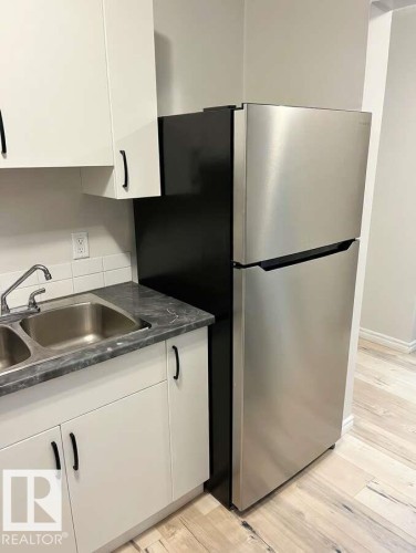 B2 10620 104 Street, Edmonton, AB - Indoor Photo Showing Kitchen With Double Sink