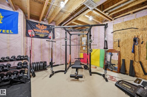 140 Allard Way, Fort Saskatchewan, AB - Indoor Photo Showing Basement