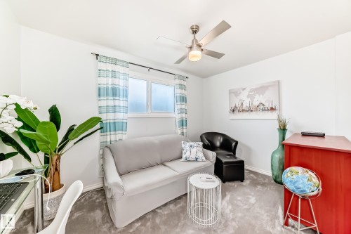 Room featuring white walls and grey carpet flooring - 3611 108 Street, Edmonton, AB - Indoor