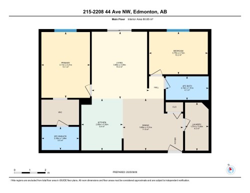 Floor plan - 215 2208 44 Avenue, Edmonton, AB - Other
