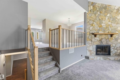 42 Patterson Cr, St. Albert, AB - Indoor With Fireplace