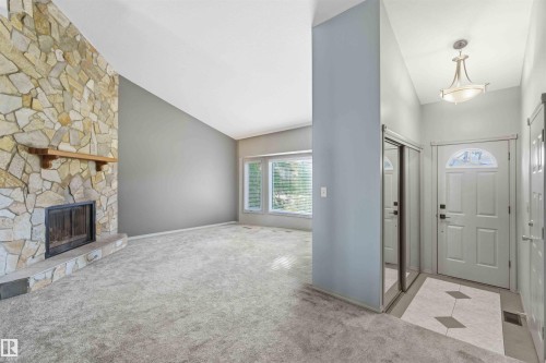 42 Patterson Cr, St. Albert, AB - Indoor With Fireplace