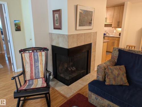 1870 111A Street, Edmonton, AB - Indoor Photo Showing Living Room With Fireplace