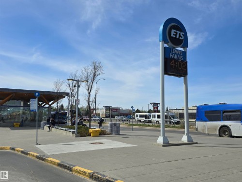 ETS Lewis Farms transit center with a digital display - 21321 94 Avenue, Edmonton, AB - Outdoor