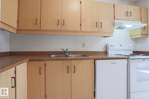101 60 Alpine Place, St. Albert, AB - Indoor Photo Showing Kitchen With Double Sink