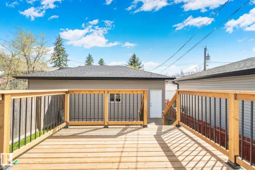 10813 66 Avenue, Edmonton, AB - Outdoor With Deck Patio Veranda With Exterior