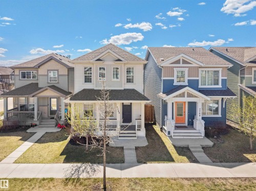 7766 Eifert Crescent, Edmonton, AB - Outdoor With Deck Patio Veranda With Facade