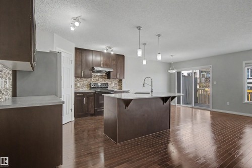 2534 Coughlan Road, Edmonton, AB - Indoor Photo Showing Kitchen With Upgraded Kitchen