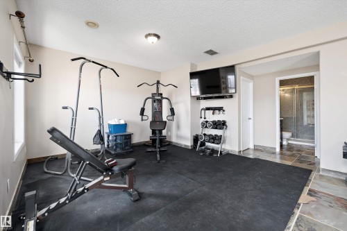 130 Foxhaven Way, Sherwood Park, AB - Indoor Photo Showing Gym Room