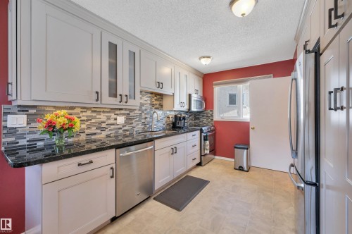 14261 30 Street, Edmonton, AB - Indoor Photo Showing Kitchen With Upgraded Kitchen