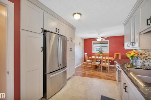 14261 30 Street, Edmonton, AB - Indoor Photo Showing Kitchen With Stainless Steel Kitchen With Double Sink