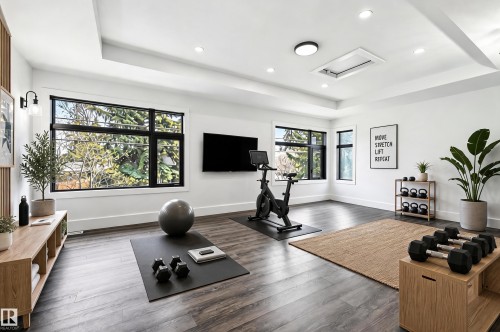 Virtually staged to demonstrate options for the space - 8723 138 Street, Edmonton, AB - Indoor
