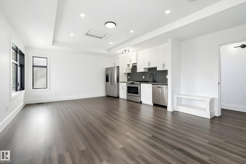Appliances have been virtaully added - 8723 138 Street, Edmonton, AB - Indoor Photo Showing Kitchen