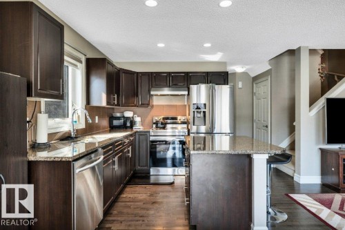 30 655 Tamarack Road, Edmonton, AB - Indoor Photo Showing Kitchen With Double Sink