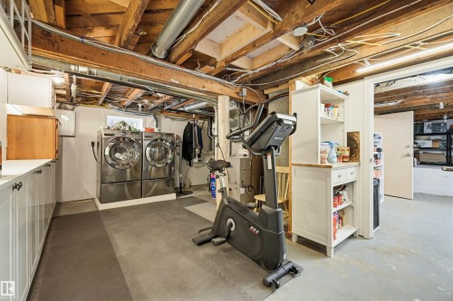 10813 74 Avenue, Edmonton, AB - Indoor Photo Showing Basement